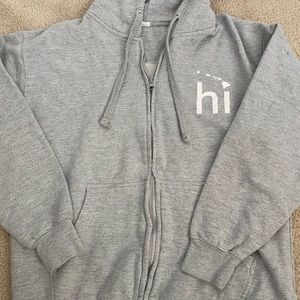 Gray Hawaii Hoodie